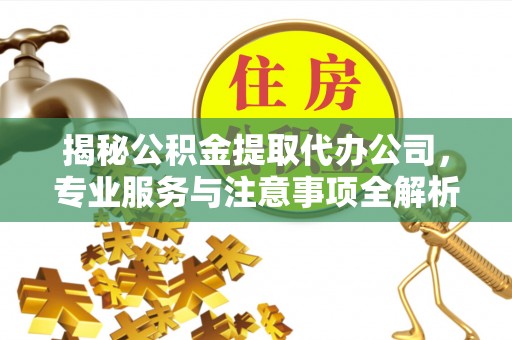 平邑揭秘公积金提取代办公司，专业服务与注意事项全解析