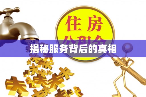 平邑揭秘服务背后的真相