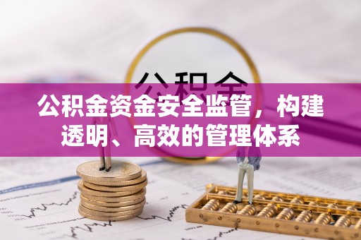 平邑公积金资金安全监管，构建透明、高效的管理体系