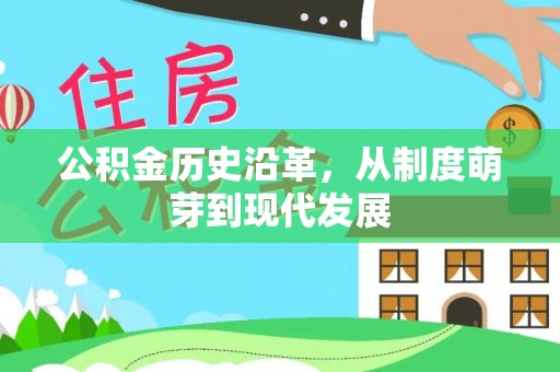 平邑公积金历史沿革，从制度萌芽到现代发展