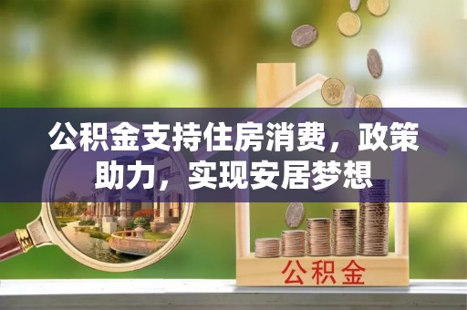 平邑公积金支持住房消费，政策助力，实现安居梦想