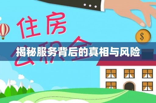 平邑揭秘服务背后的真相与风险