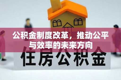 平邑公积金制度改革，推动公平与效率的未来方向