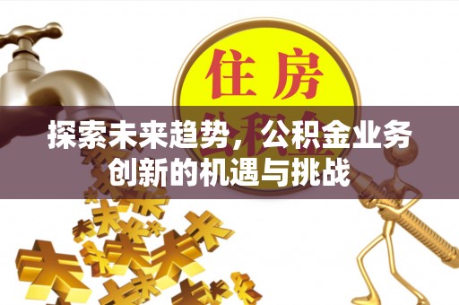平邑探索未来趋势，公积金业务创新的机遇与挑战