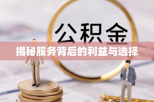 平邑揭秘服务背后的利益与选择