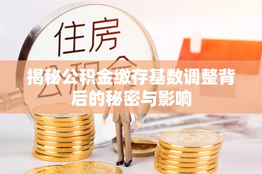 平邑揭秘公积金缴存基数调整背后的秘密与影响