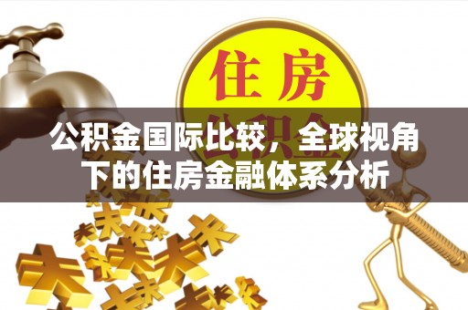 平邑公积金国际比较，全球视角下的住房金融体系分析